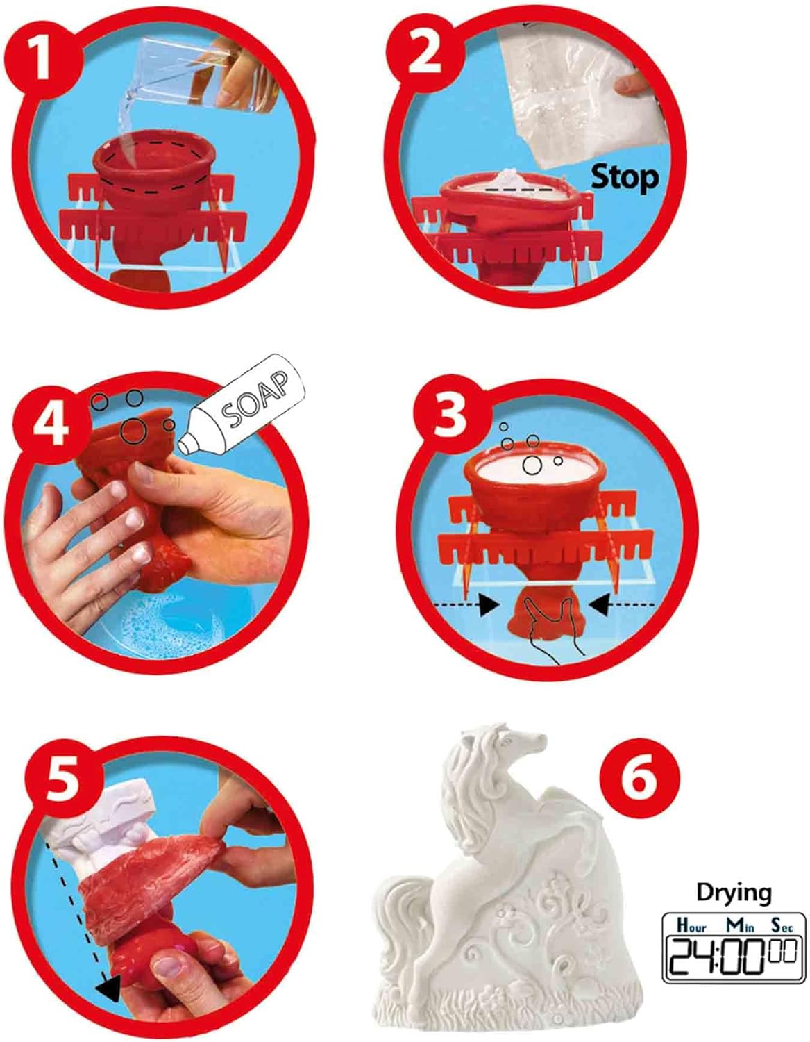 Ustvarjanje in slikanje - 3 konji