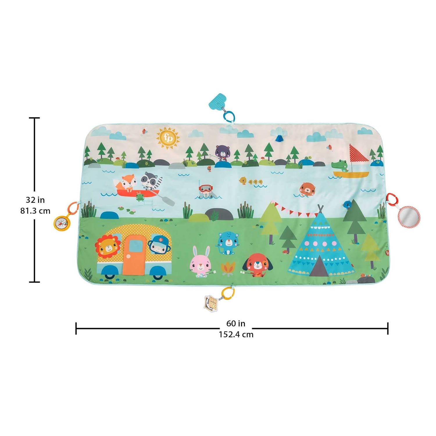 Fisher-Price Extra Velika Pustolovska Igralna Podloga (GXR53)