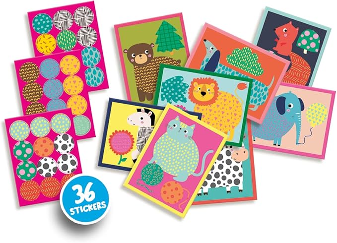 My First - Nalepke s živalskimi odtisi