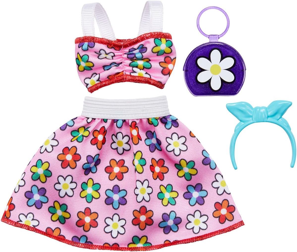 Mattel Barbie - Цветна рокля (HJT21)