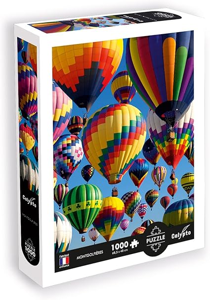 Пъзел 1000 части Paysage - Montgolfieres