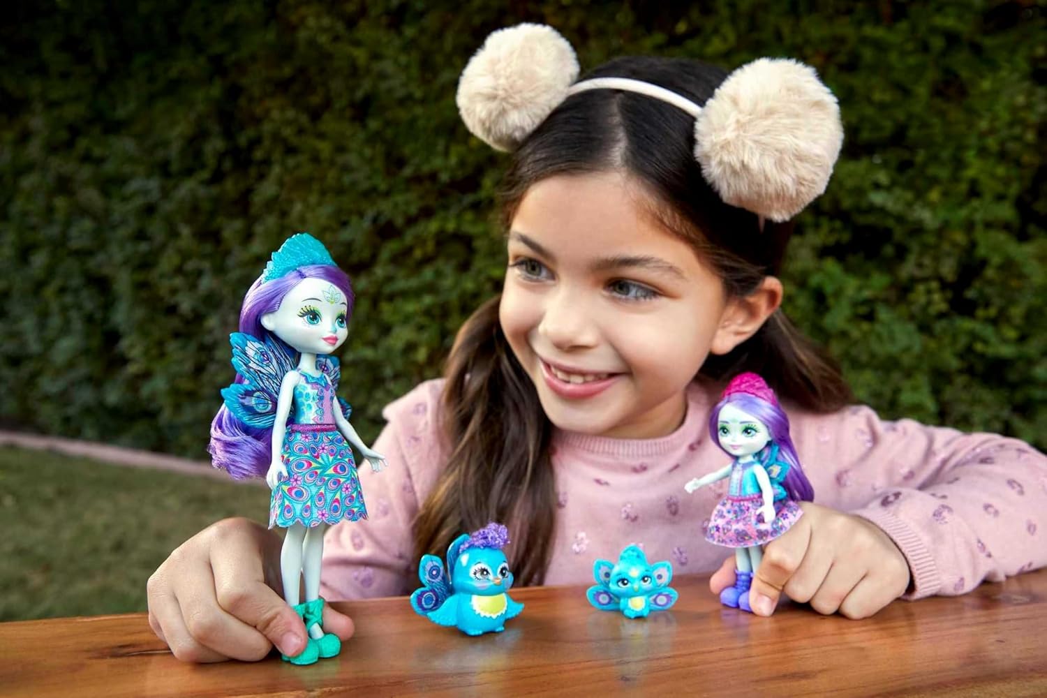 Mattel Enchantimals - Патър Паун & сестри Флап (HCF83)