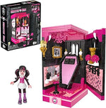 Mega Monster High Action Figure Building Set Draculaura's Boo-k Crypt