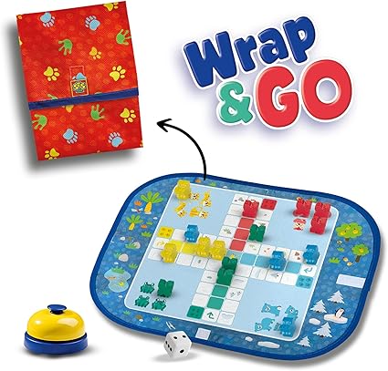Potovanje z igrami Wrap&Go - Ludo - Kvartet - Hitri bloki