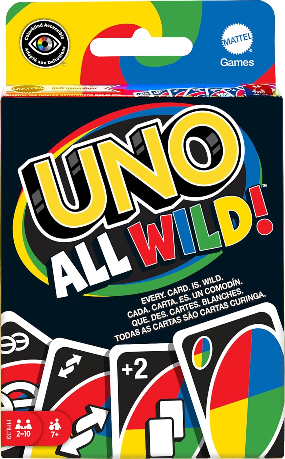Mattel UNO Igra z vsemi divjimi kartami (HHL33)