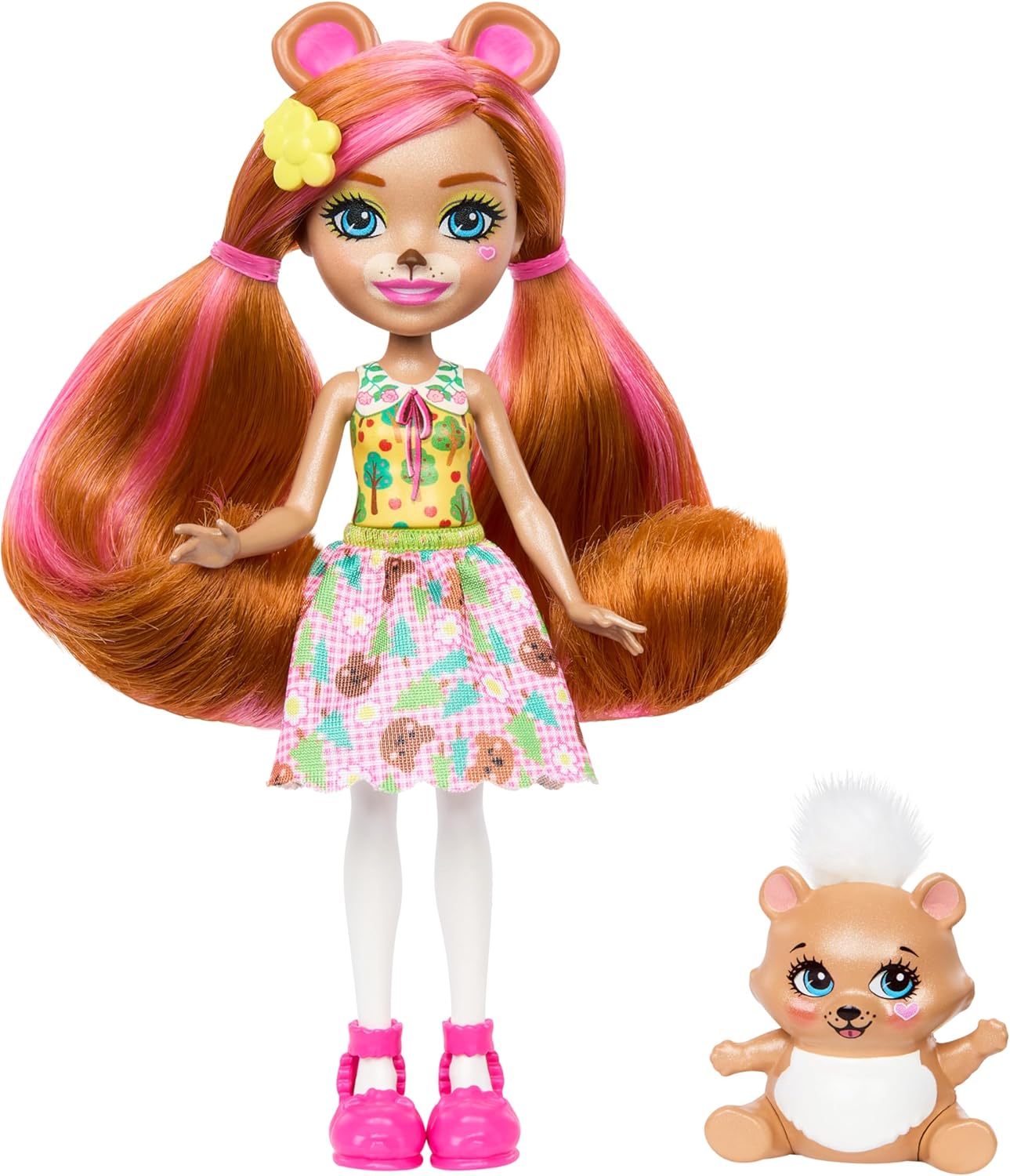 Mattel Enchantimals Мини кукла - Билокси Мечка & Трейл (HTP81)