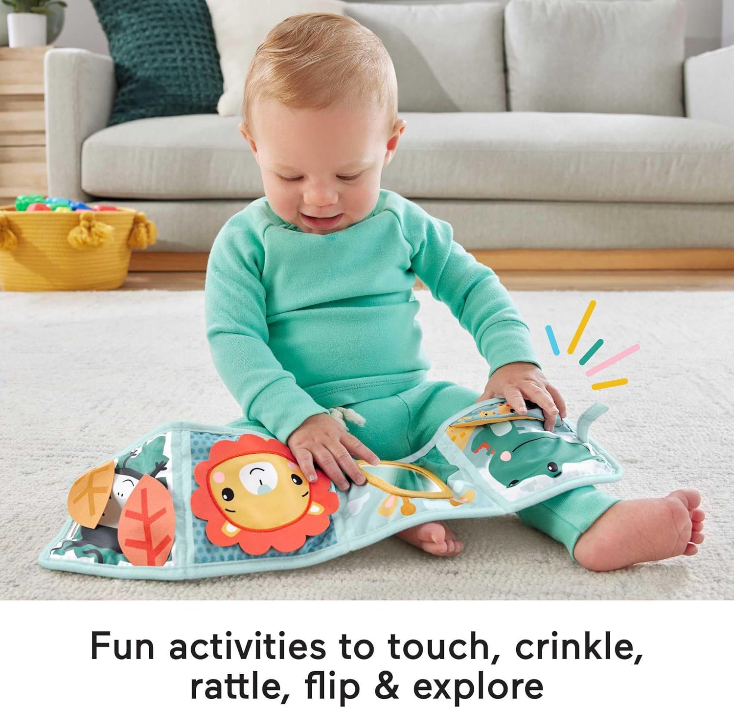 Fisher-Price - Сгъваема книга (HML63)