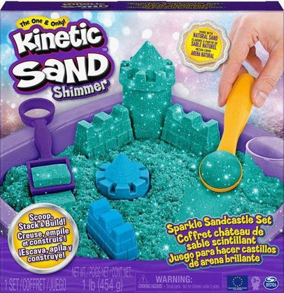 Kinetic Sand Shimmer - Комплект блестящ пясъчник (зелен) (6061828)