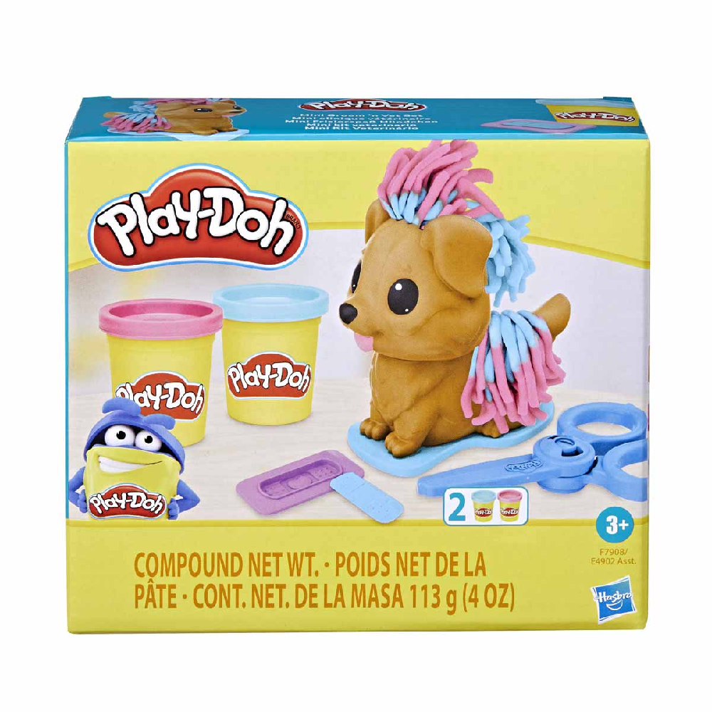 Hasbro Play-Doh - Мини комплект за фризьор и ветеринар (F7908)