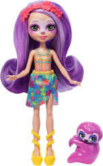 Mattel Enchantimals - Сабиндра Ленивец & Ханг (HRX82)