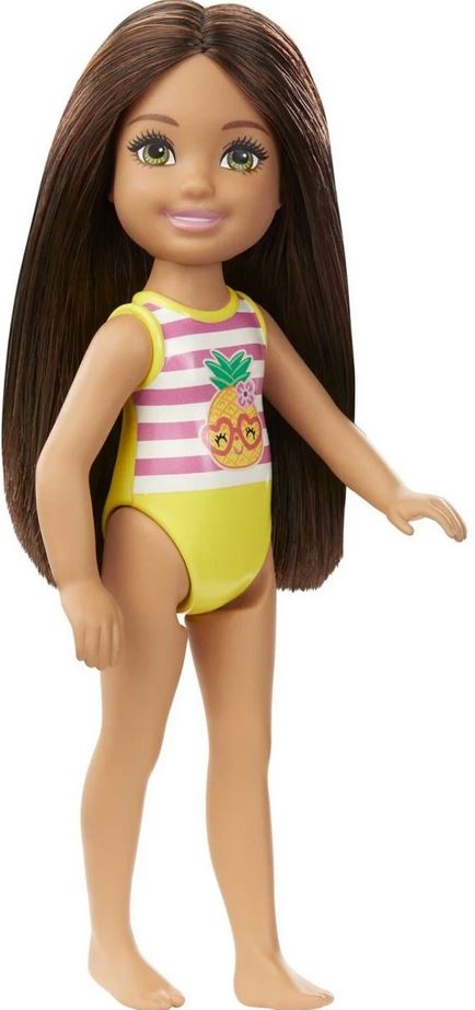 Mattel Barbie - Кукла в бански с принт на ананас (GHV57)