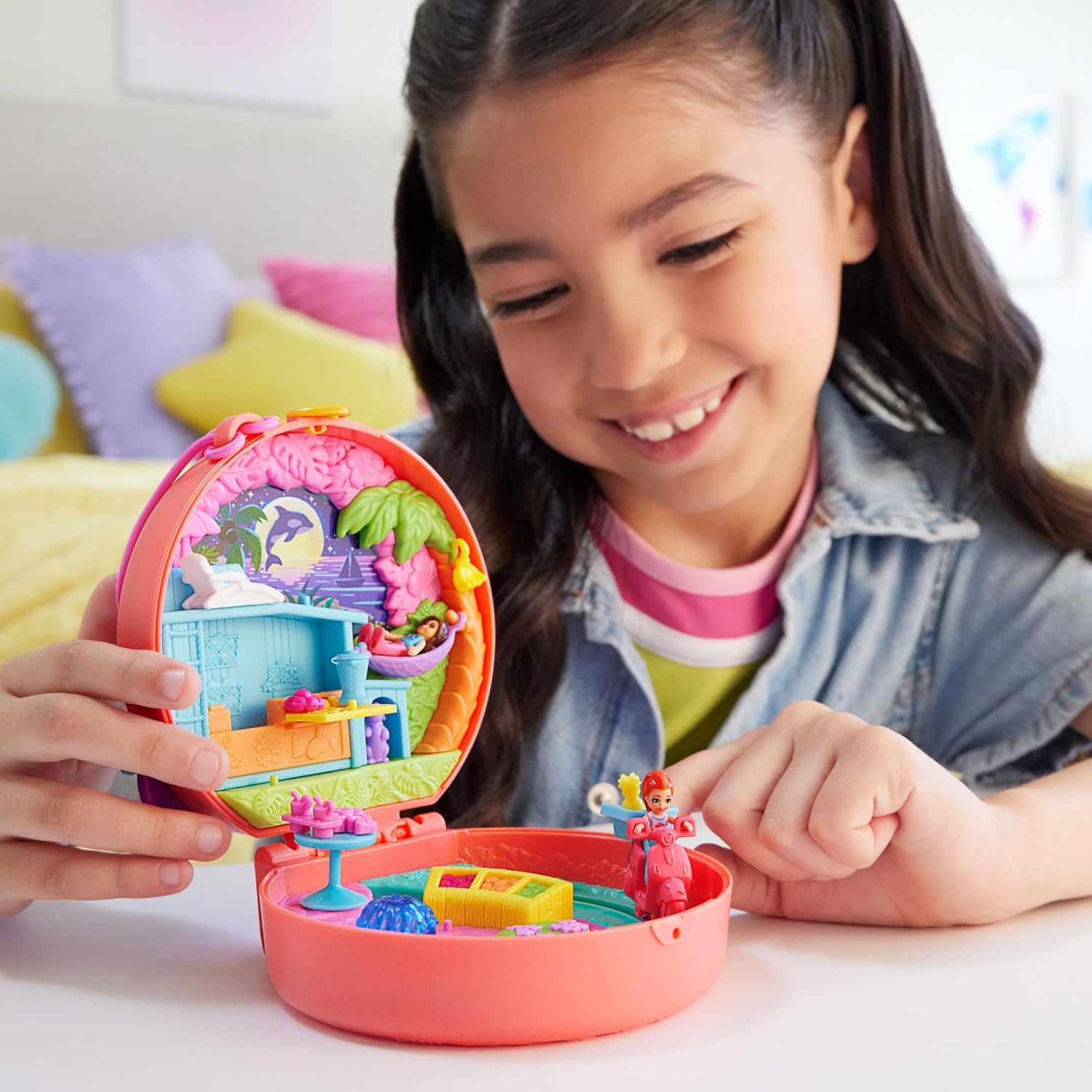 Mattel Polly Pocket: Приключения в Рио - Приключенски мотопед (HWN98)