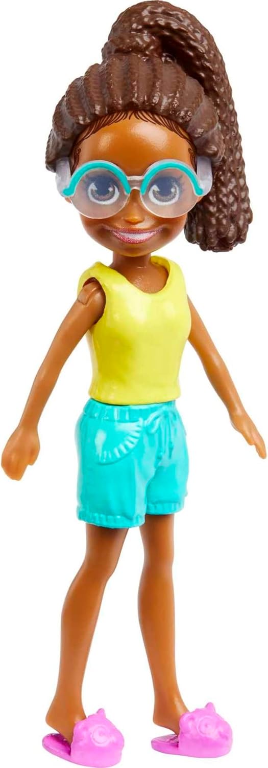 Mattel Polly Pocket - Гардероб с кутии за мода на тема панда (HKW05)