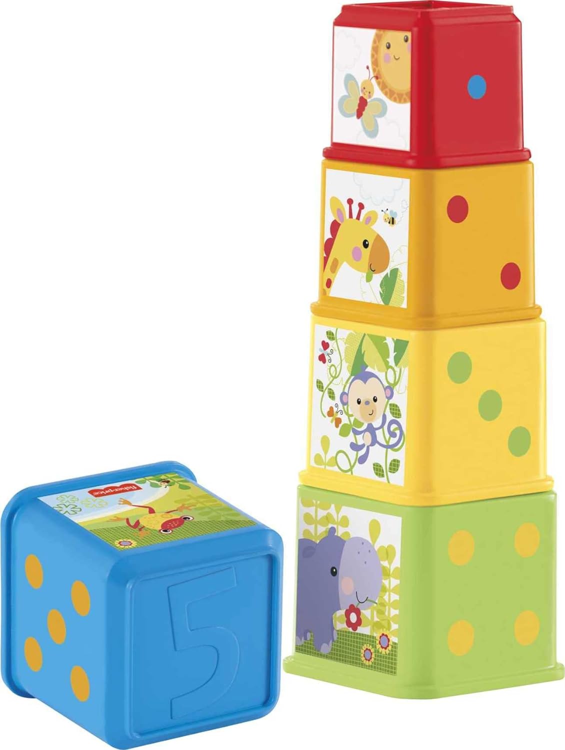 Fisher-Price - Стак и изследвай блокчета (CDC52)