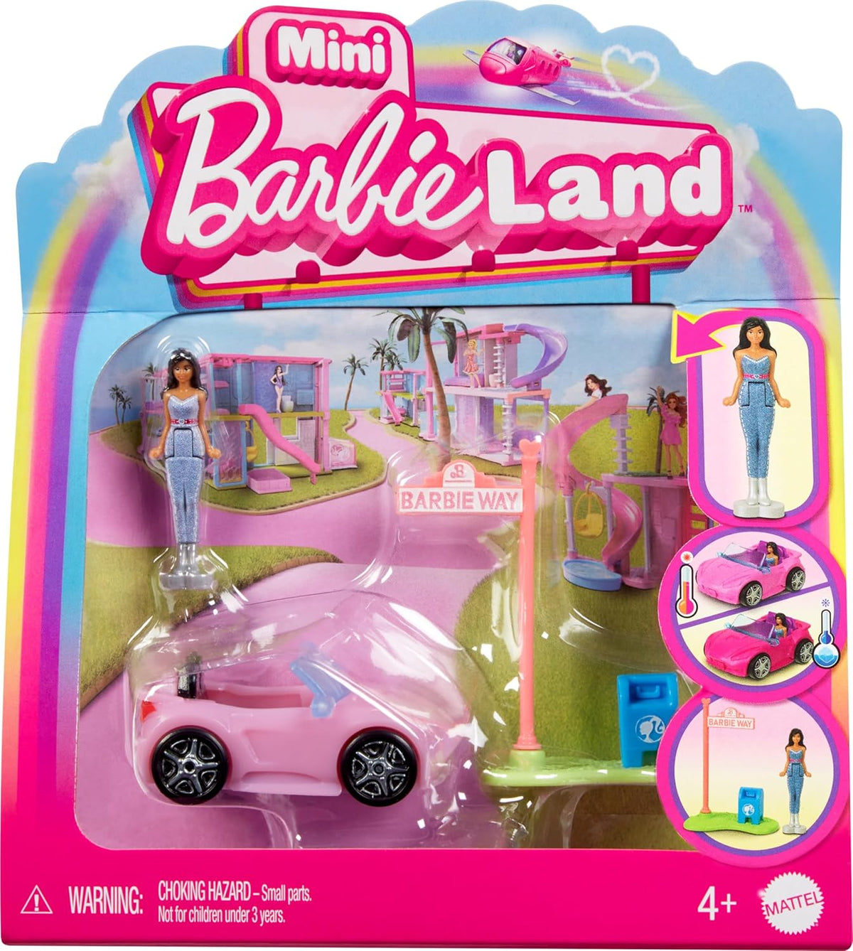 Mattel Barbie: Mini BarbieLand - Lutka in vozilo kabriolet (HYF42)