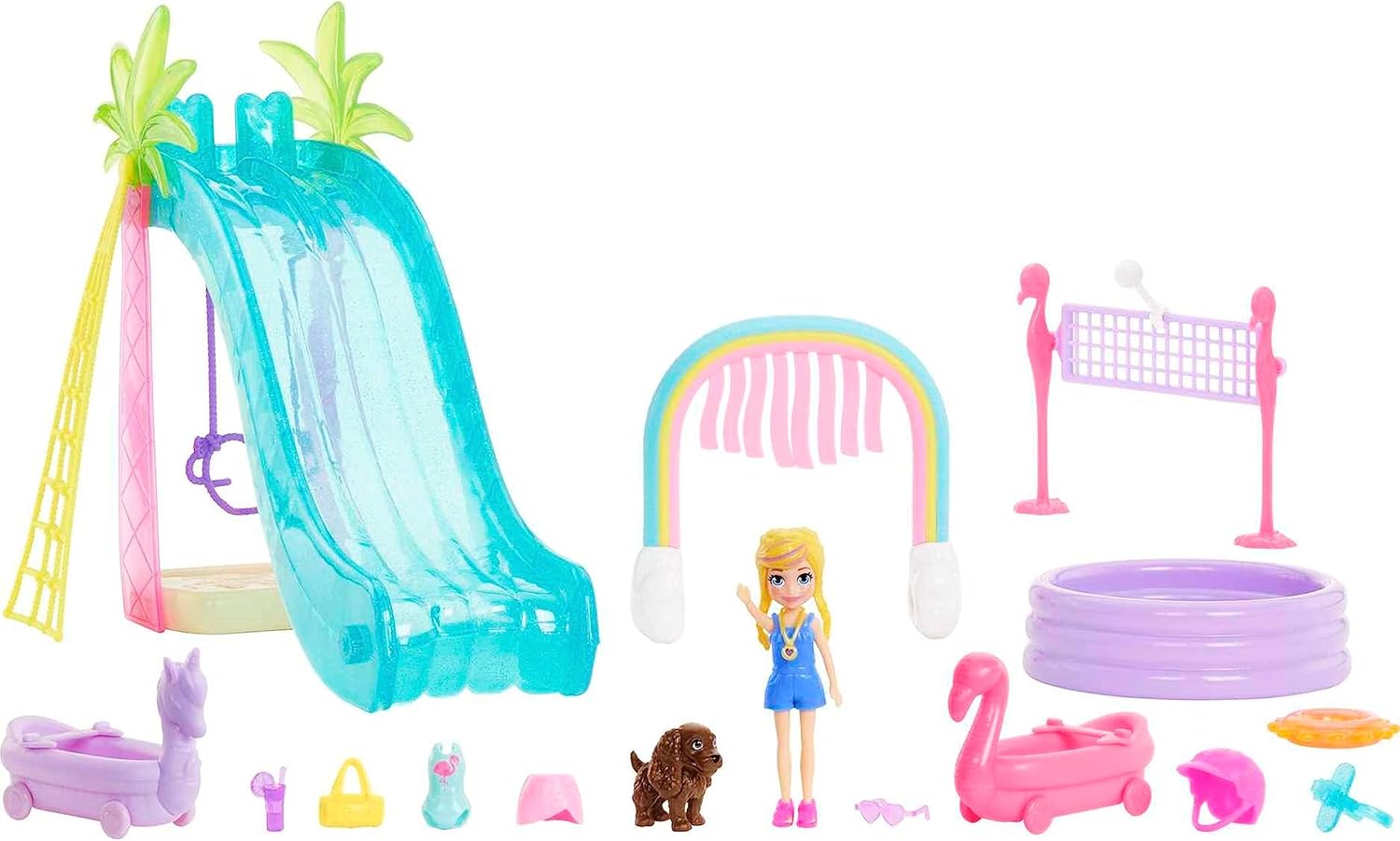 Mattel Polly Pocket - Слънчев парк на забавленията (HDW63)