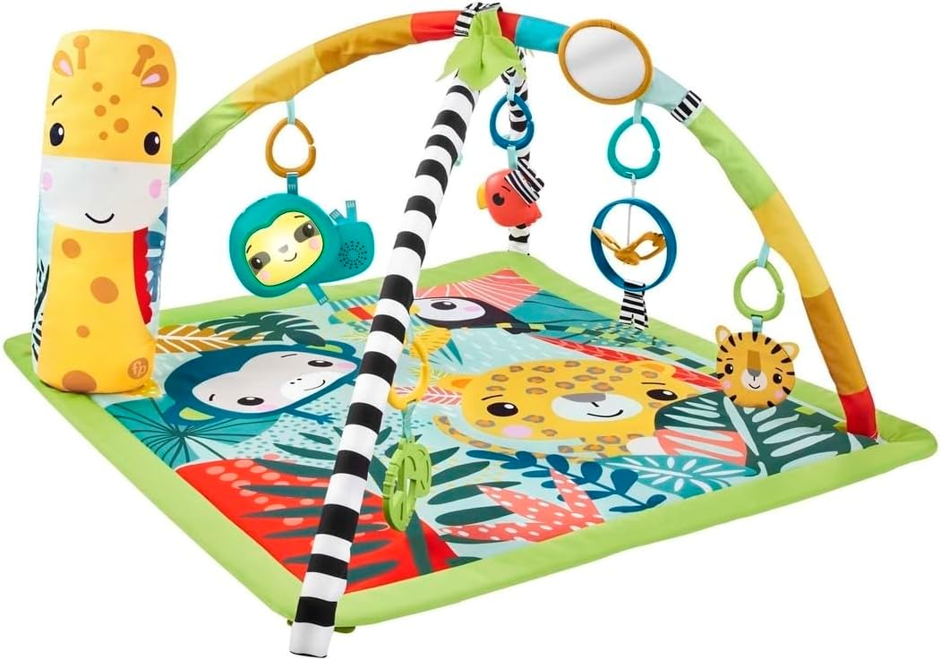 Fisher-Price - 3 v 1 Senzorična gimnastika Deževni gozd (HJW08)