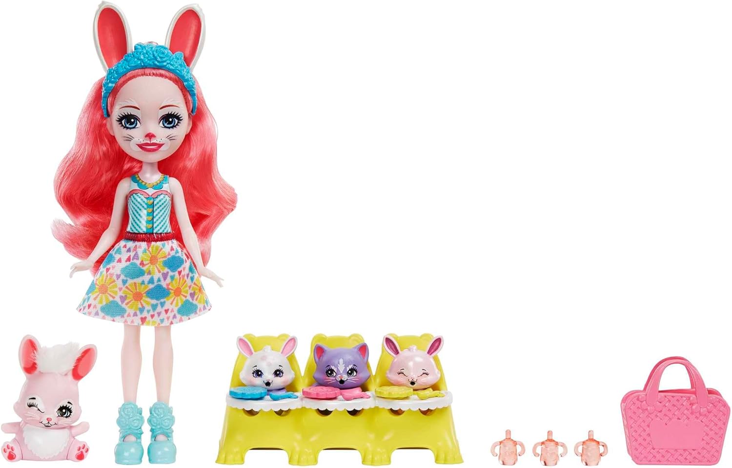 Mattel Enchantimals: Бебешки най-добри приятели - Бри Бъни и Туист (HLK85)