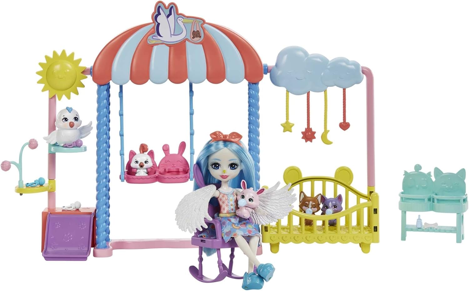 Mattel Enchantimals Baby Best Friends - Подаръчна градина (HLH23)