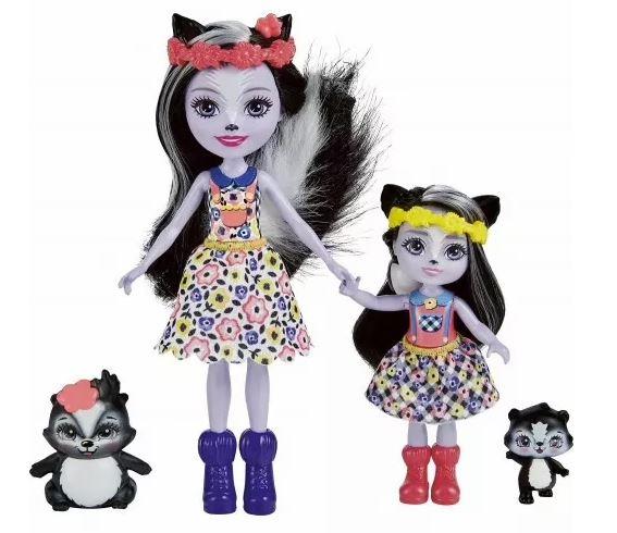 Mattel Enchantimals - Сейдж Скункс и сестрите Кейпър (HCF82)