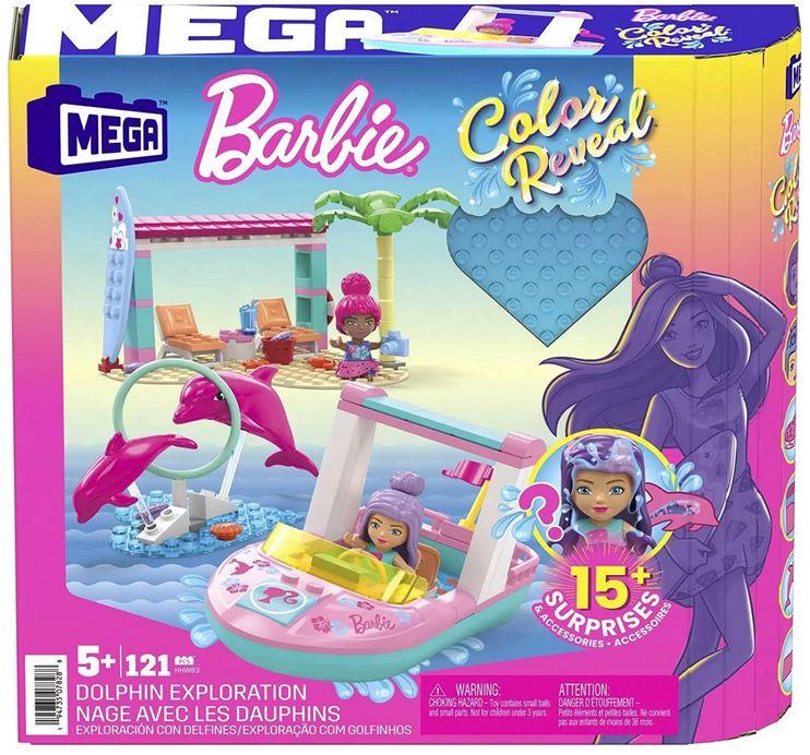Mattel Mega blocks Barbie - Pustolovščina z delfini (HHW83)