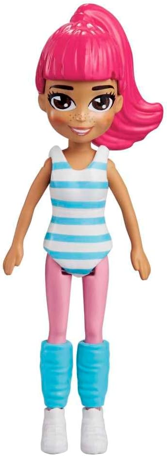 Mattel Polly Pocket - Спортна модна кукла (HKV87)