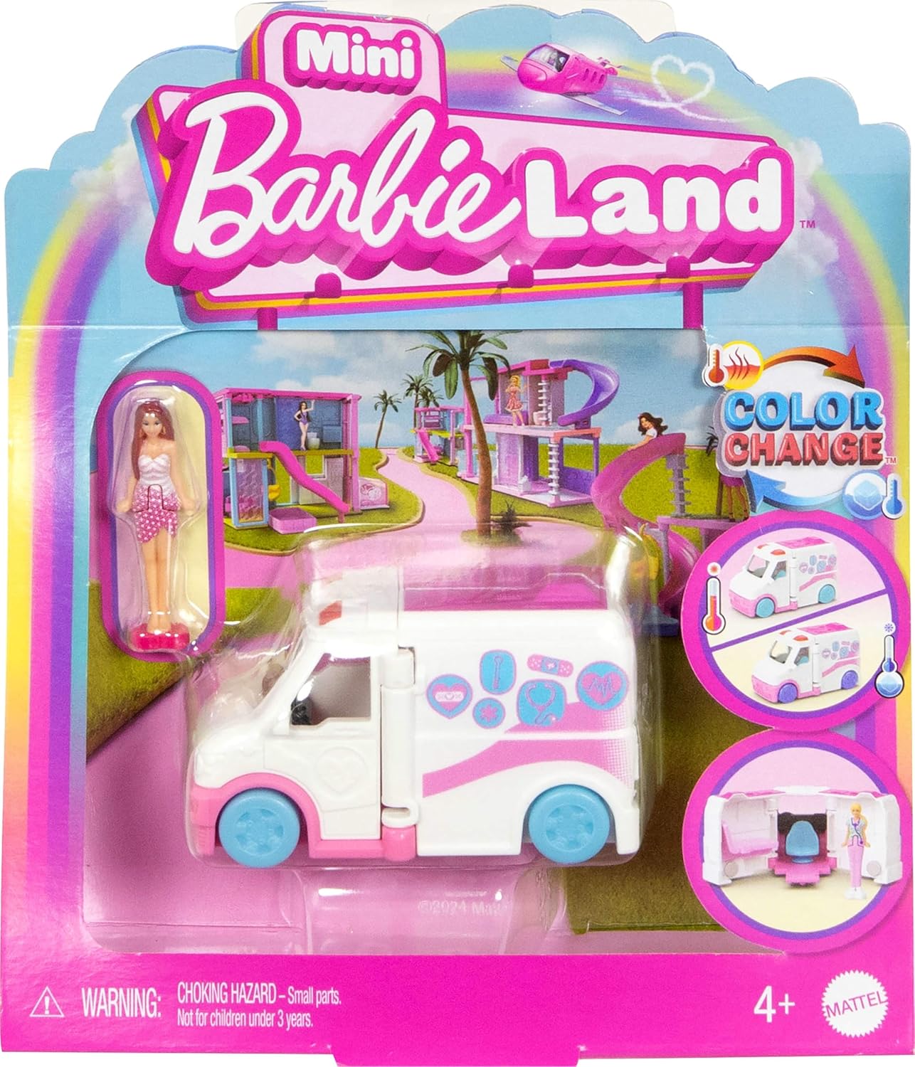 Mattel Barbie: Мини БарбиЛенд - Кукла и Мобилна Спешна Помощ (JRC34)