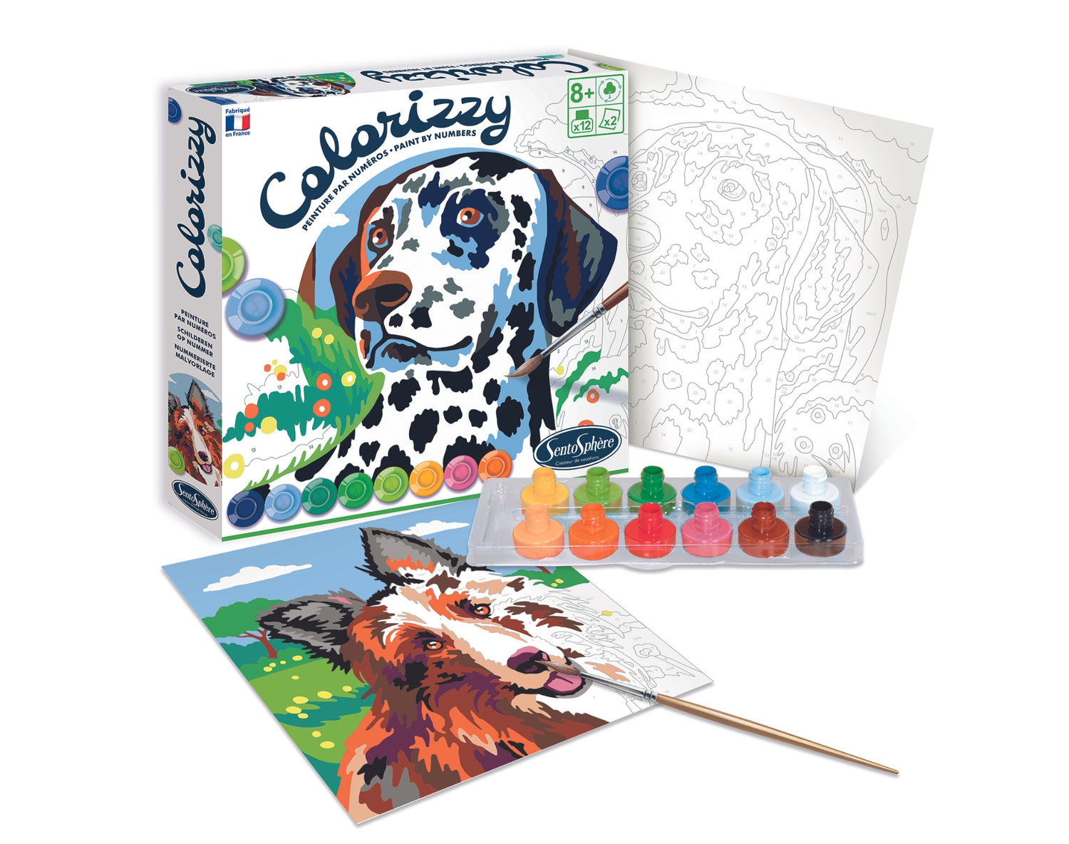 Colorizzy Рисуване по номера Кученца