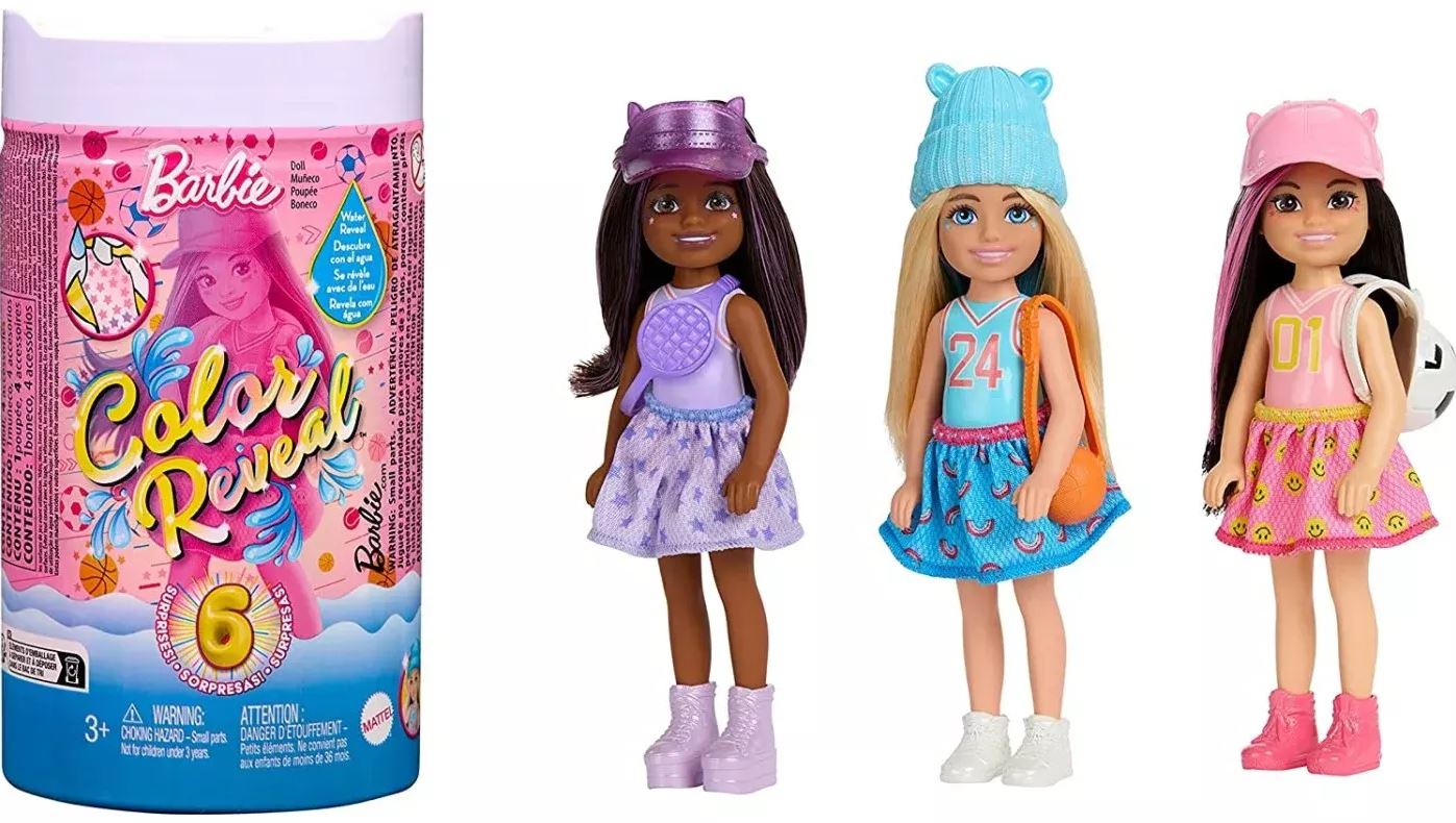 Mattel Barbie Chelsea Color Reveal - Šport (HKT85)
