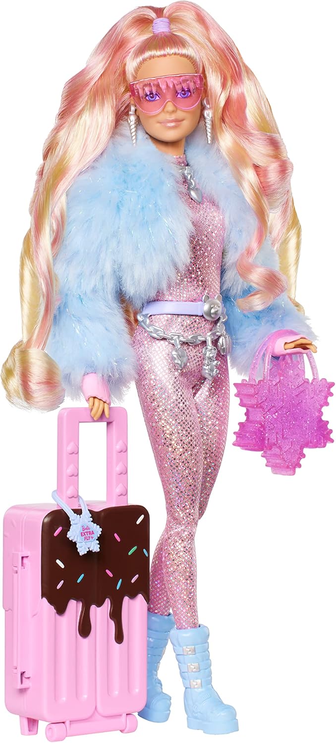 Mattel Barbie: Extra Fly - Кукла в снежен моден стил (HPB16)