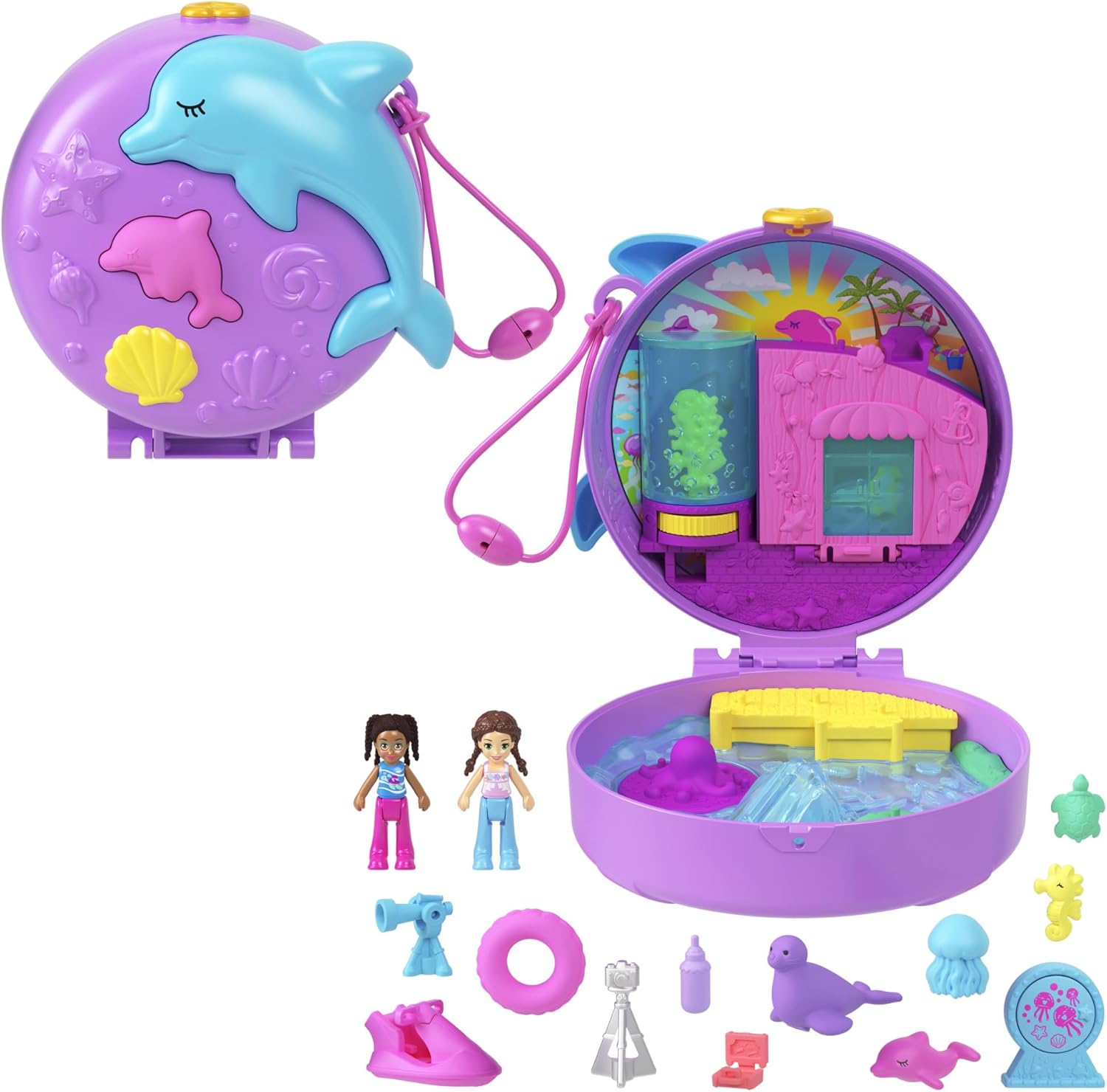 Mattel Polly Pocket: Polly Pocket - Делфин (HWN96)