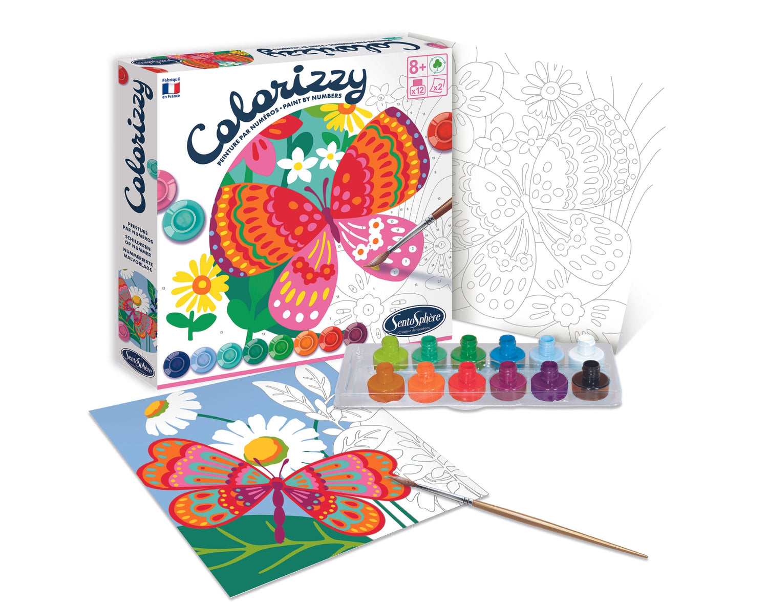 Colorizzy Рисуване по номера Пеперуда