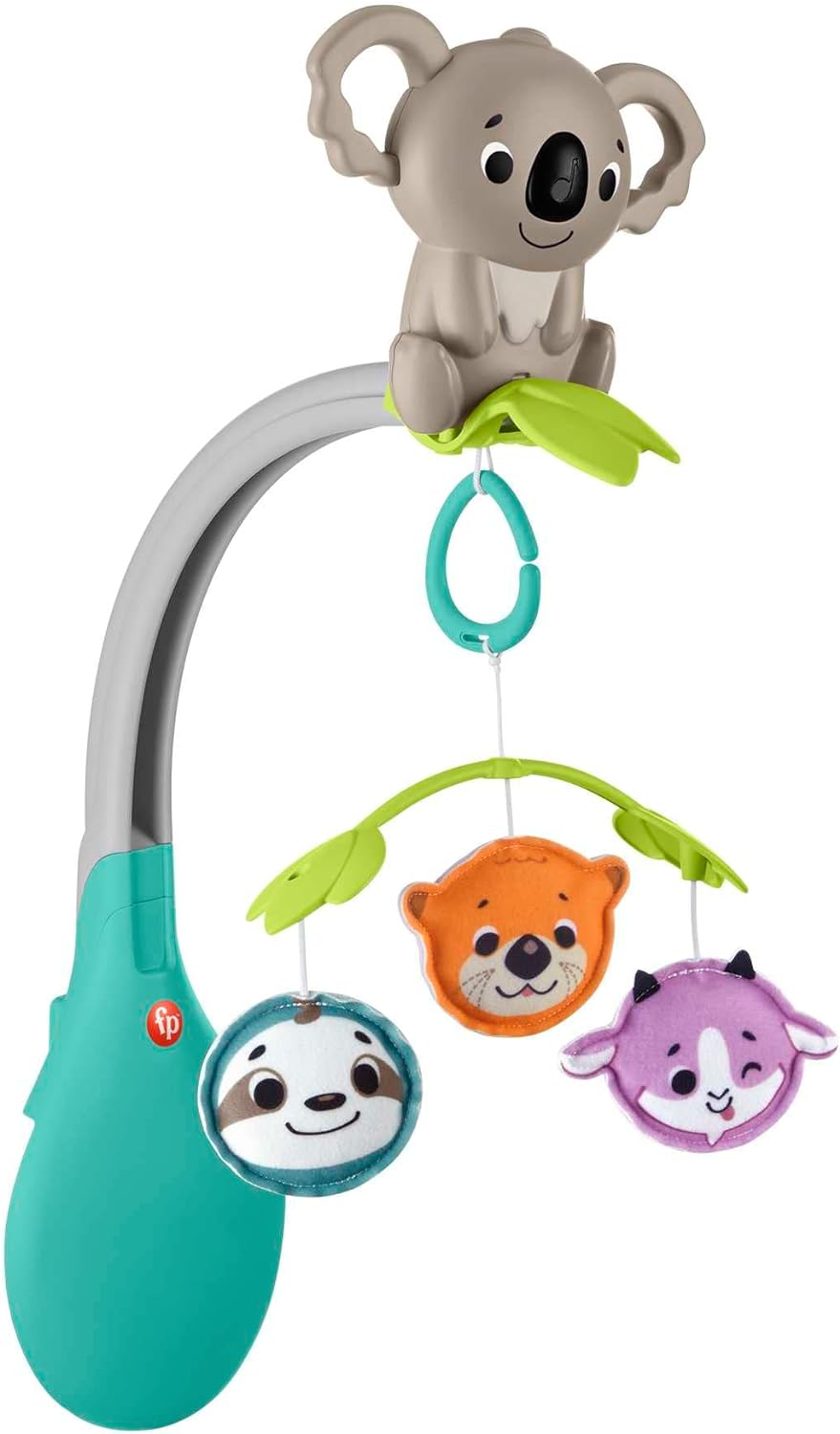Fisher-Price - Мобилна играчка за детска количка 3 в 1 (HGB90)