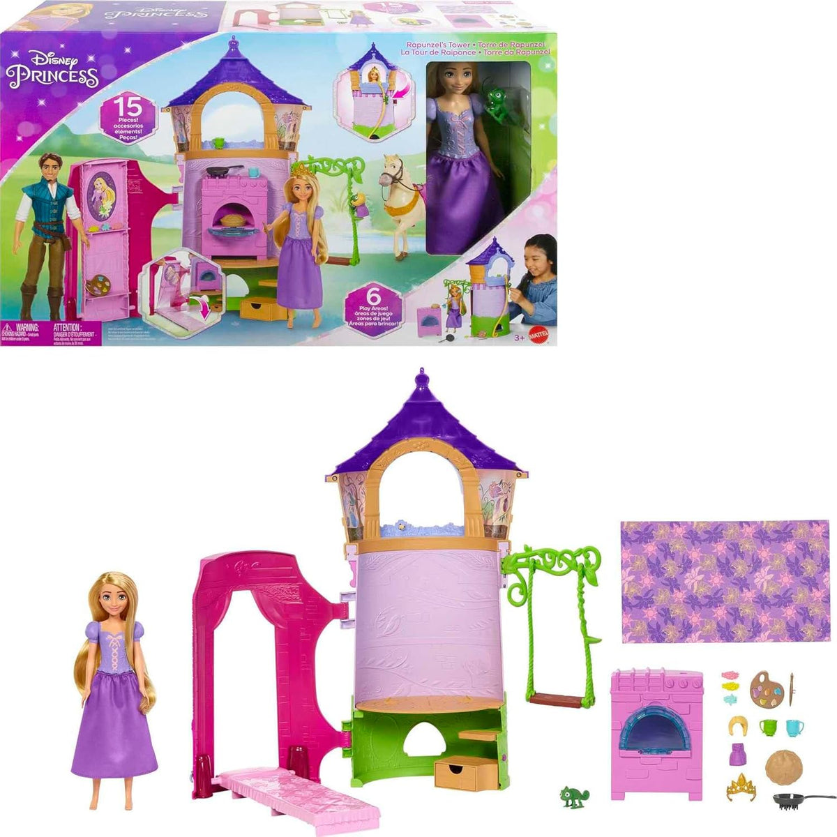 Mattel Disney Princess - Zlatolaskin stolp (HLW30)
