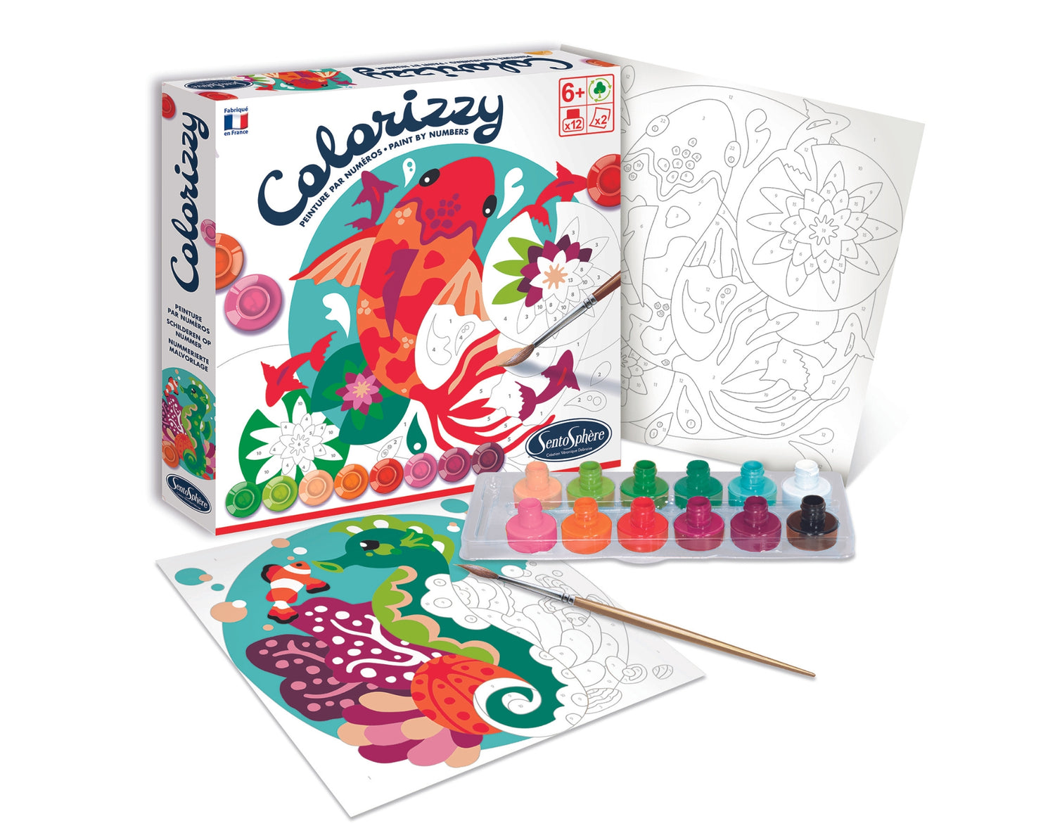 Colorizzy Рисуване по номера Морско дъно