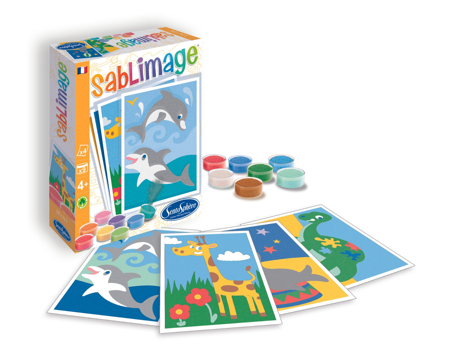 Sablimage Mini, рисуване с пясък - Екзотични животни