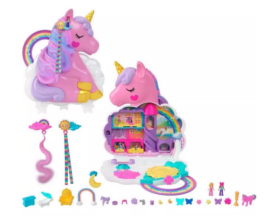 Mattel Polly Pocket Mini - Салон еднорог (HKV51)