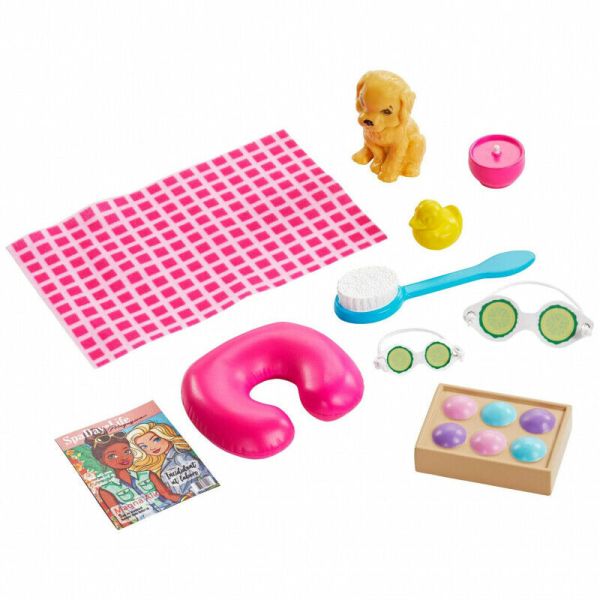 Mattel Barbie - Lutka blondinka s kužkom (GJG55)