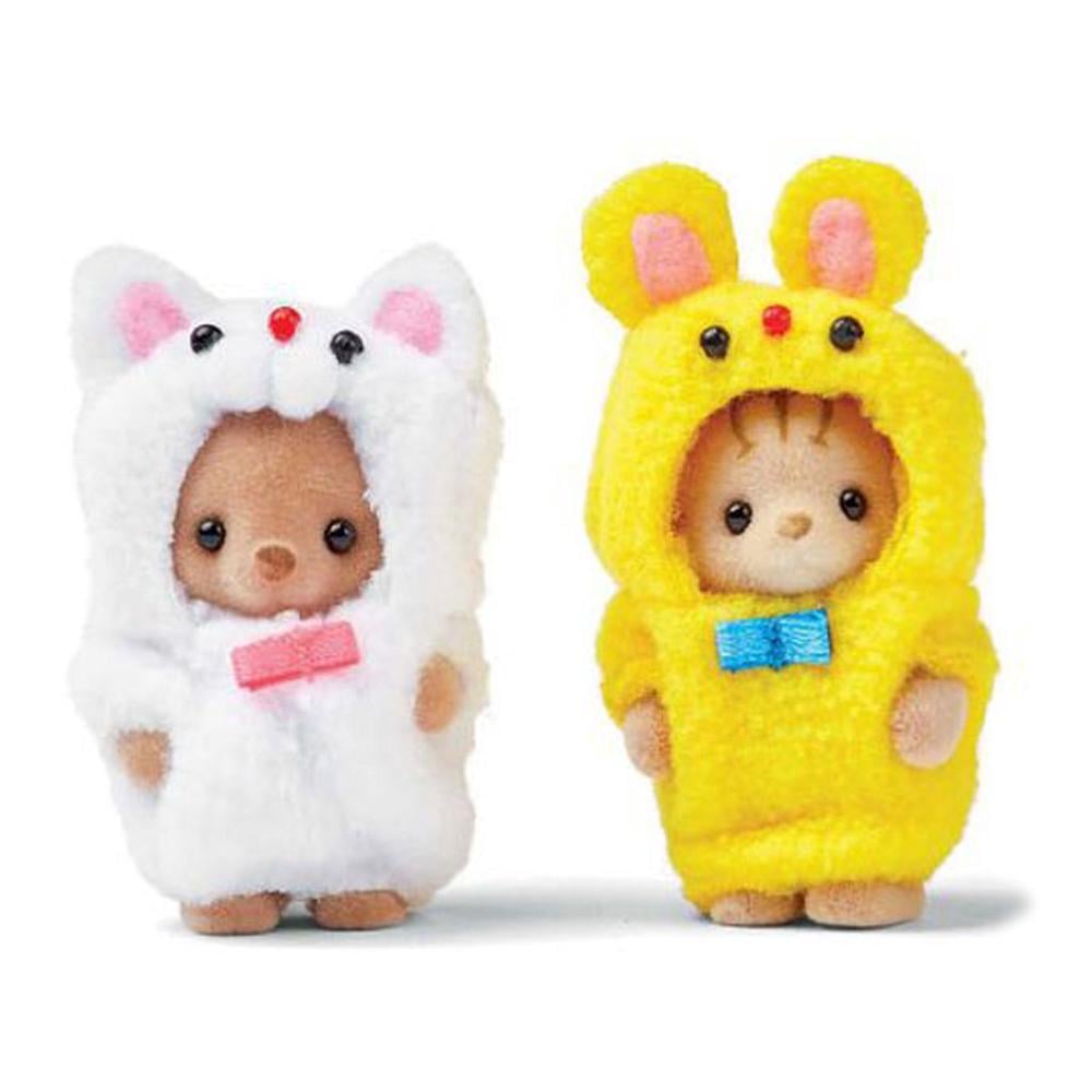 Sylvanian Families - Костюмирани симпатични котенце и кученце