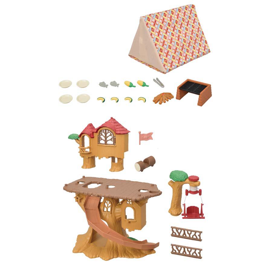 Sylvanian Families - Darilni komplet Pustolovska hiša na drevesu - Kamperska izdaja