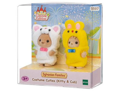 Sylvanian Families - Костюмирани симпатични котенце и кученце