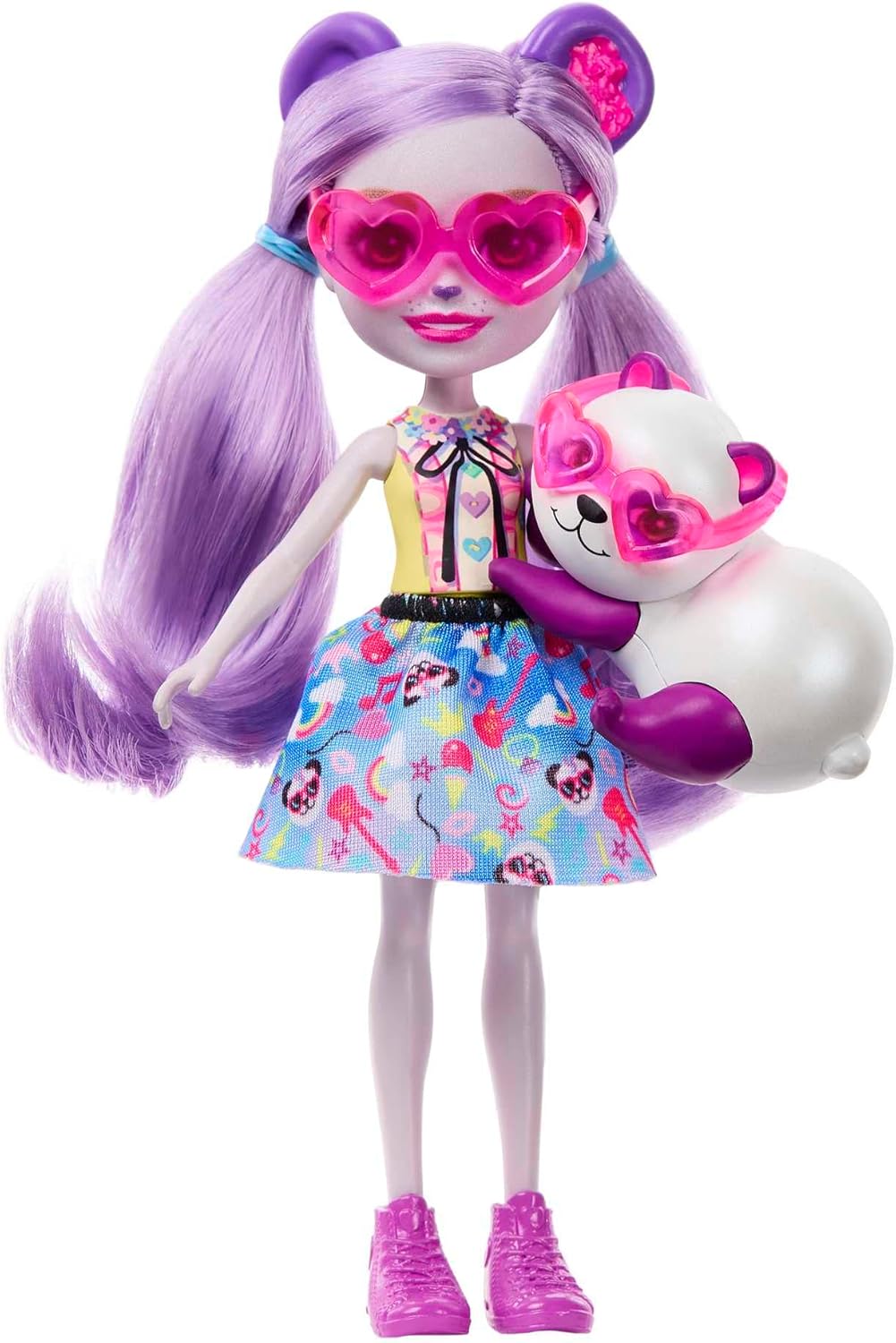 Mattel Enchantimals: Гламурно парти - Кукла Пема Панда & Кламбър (HNT58)