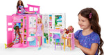 Barbie počitniška hiška z Barbie lutko (HRJ77)