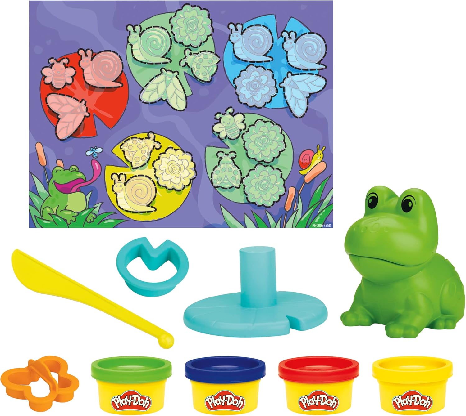 Play-Doh - Жаба и цветове