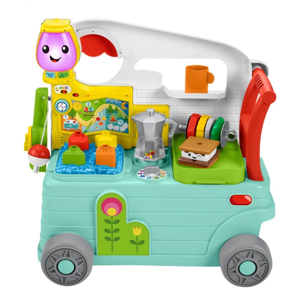 Fisher-Price - Пътуващ кемпер 3 в 1 с умни нива (HCK81)