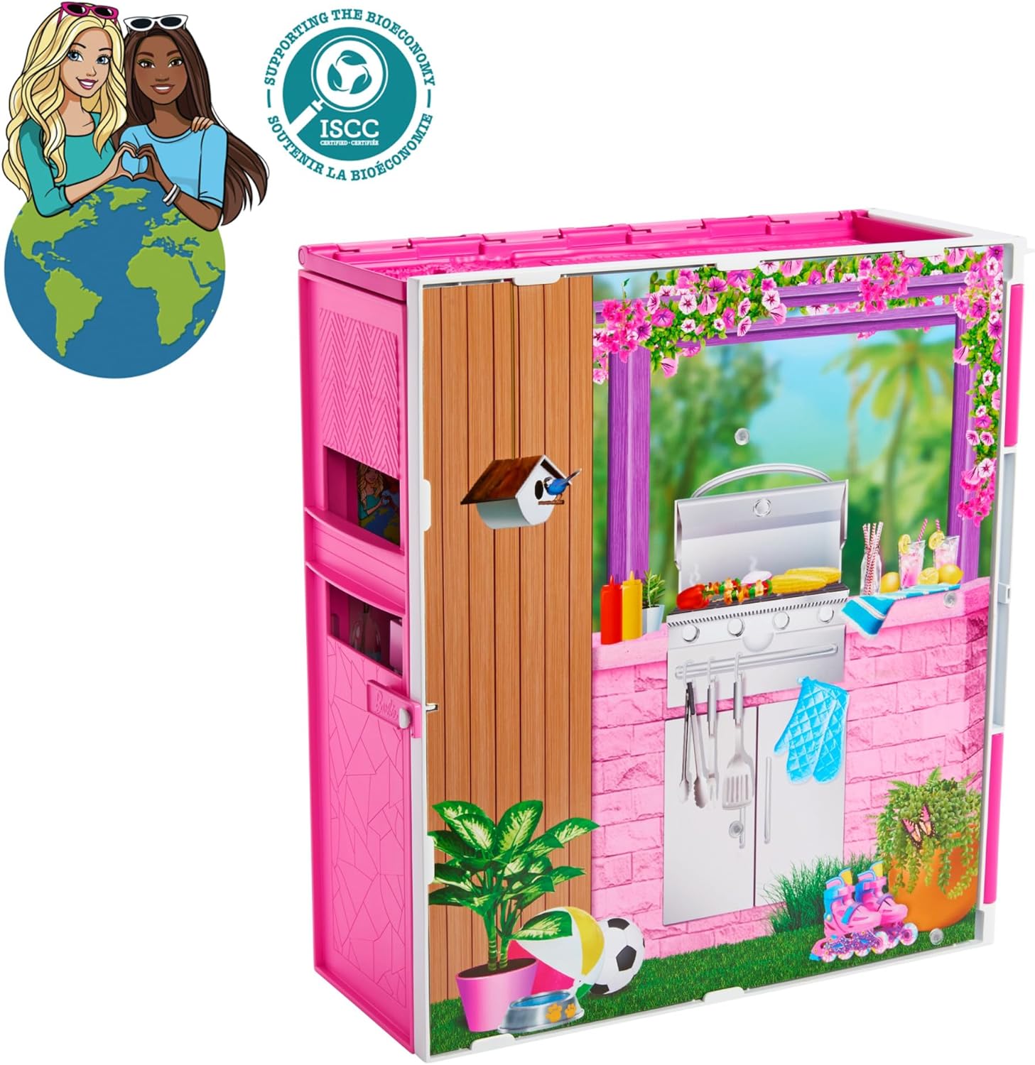 Barbie počitniška hiška z Barbie lutko (HRJ77)