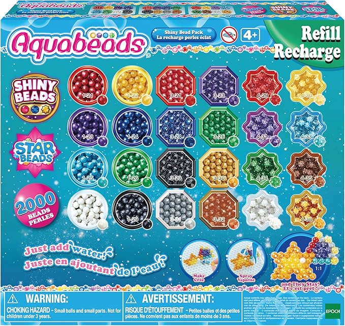 Aquabeads пакет с блестящи мъниста