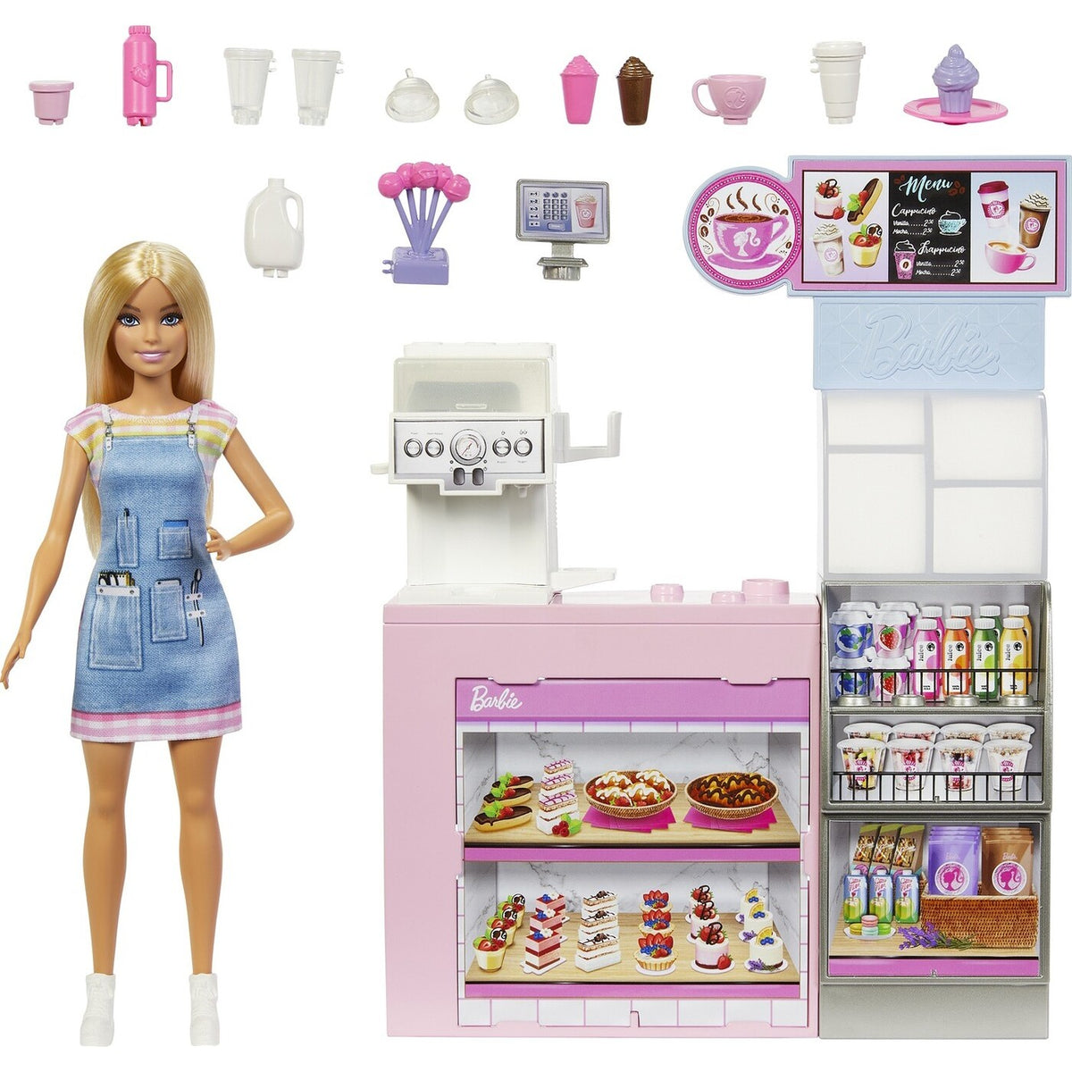 Mattel Barbie: Lahko si karkoli - Set za igro kavarne (HXN94)