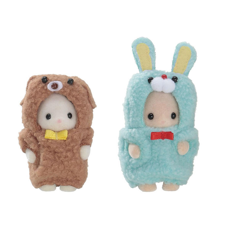Sylvanian Families - Костюмирани симпатични зайче и кученце