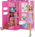 Barbie počitniška hiška z Barbie lutko (HRJ77)